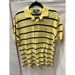 Polo By Ralph Lauren Polo Pony Shirt YellowCotton Men's Size Large L‎